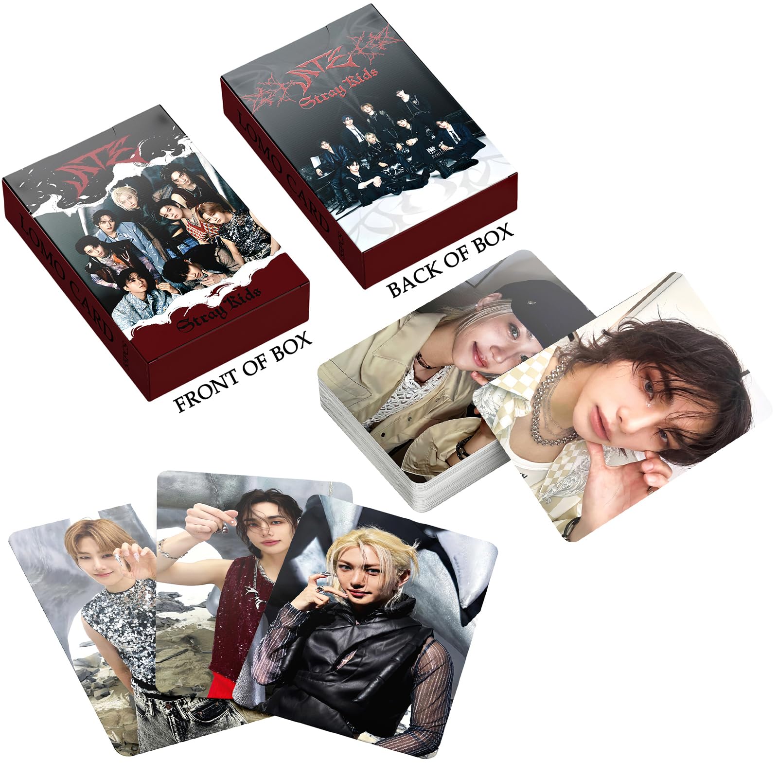 Amazon.com: PYAJUU 3Pack/165Pcs Stray Kids Photocards Set - ATE